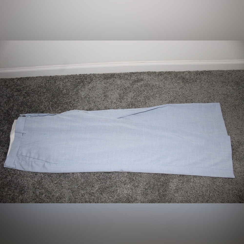 Men's Slim Fit Dress Pants - Light Blue
